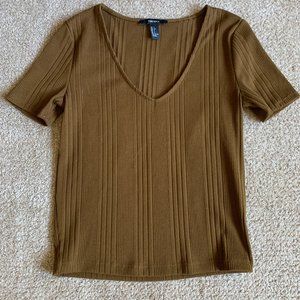 Forever 21 Brown stretchy top